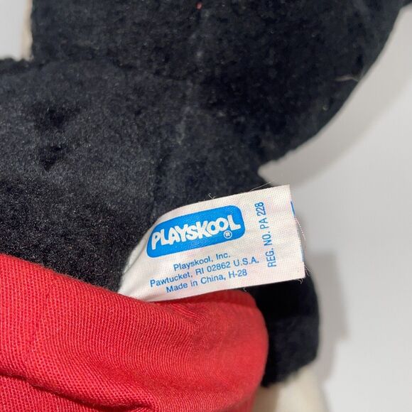 Vintage Disney Mickey Mouse Red Pants Plush 15" Playskool 70130 Stuffed Toy - Picture 10 of 12